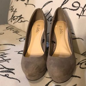 Tan Suede 4inch Wedge